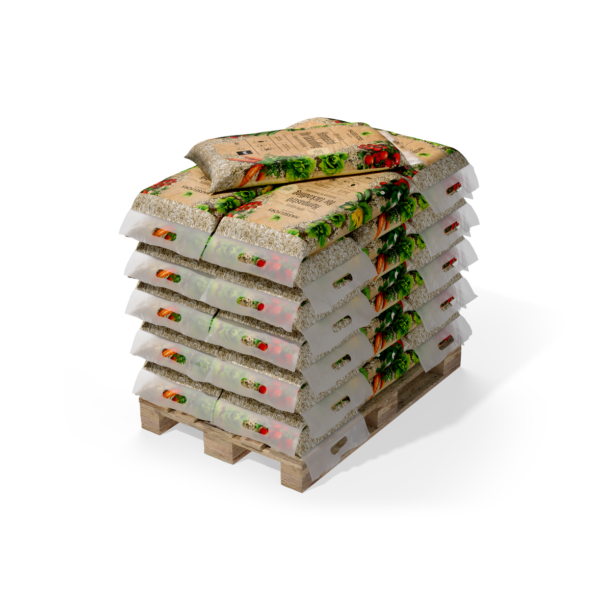 Hampaströ, 48 liter, 48st, Helpall